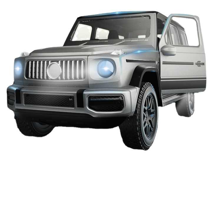 New 2.4G Electric Off-road Simulation Induction Remote Control Car Light Music Gesture Induction Toy RC Car