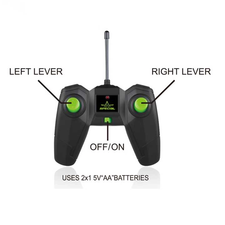 RC Stunt Car Toy, Remote Control Car with 2 Sided 360 Rotation 2 4ghz 4WD Off Stunt RC Car