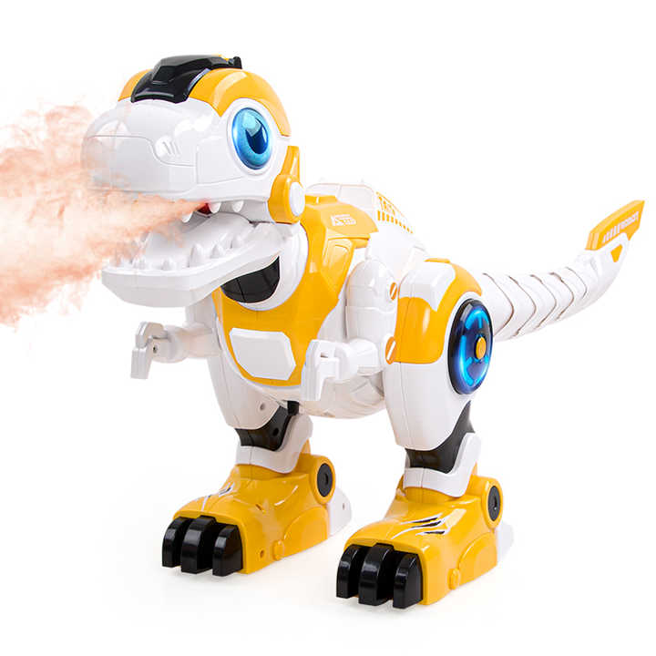 Large Multi-Functional Spray Remote Control Dinosaur Robot Programming Story Telling Dancing Singing Realistic Dinosaur Roar Toy