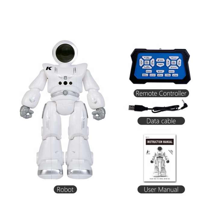 Children's Intelligent Remote Control Robot Toy Touch Sensing Singing Dancing with Sound & Light Smart Robot Toy for Kids