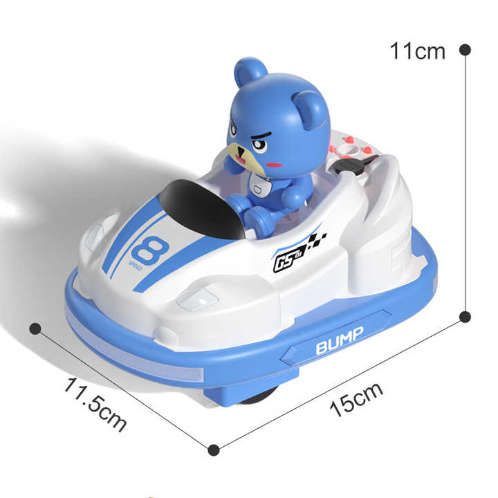 2pcs Player RC Bumper Cars Toys Fun Versus Game Remote Control Crash Vehicle Toy Kids Novelty Radio Control Battle Car Boys Toy