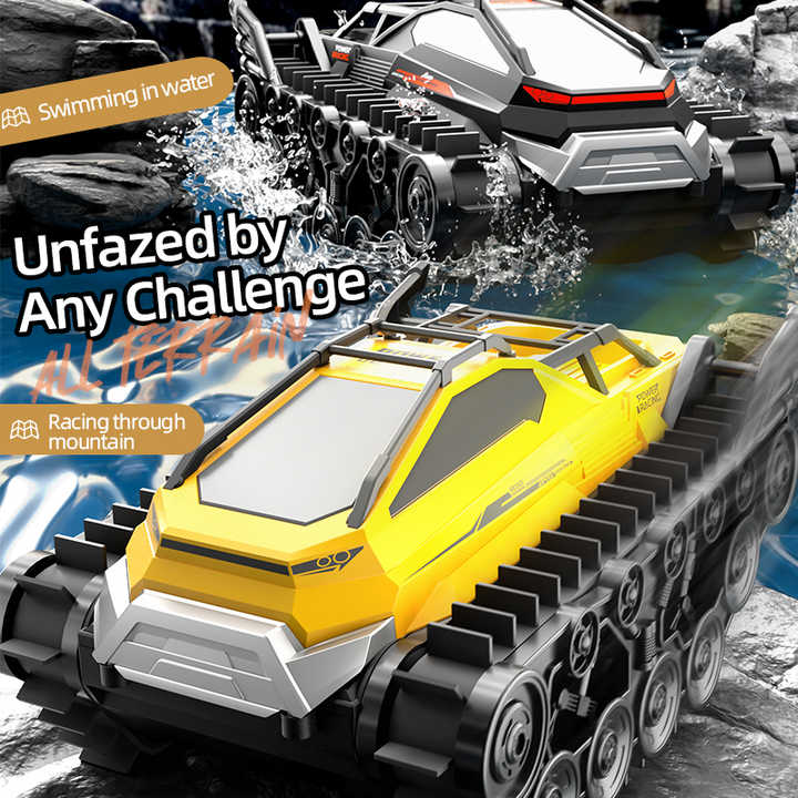 2025 New RC Car Toy Crawler Terrain Armoured RC Vehicle Cool Amphibious Toy Vehicle Rc Race Car Child Gifts
