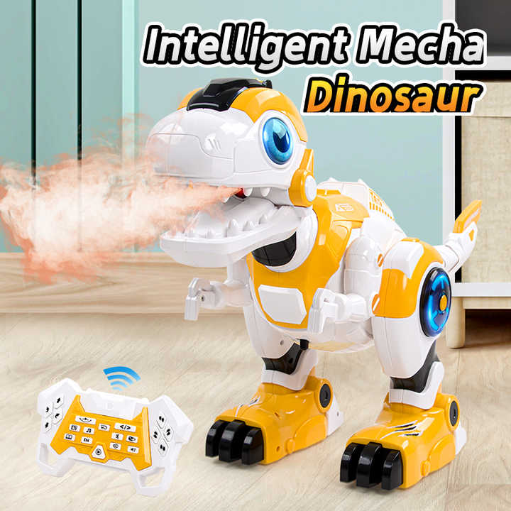 Large Multi-Functional Spray Remote Control Dinosaur Robot Programming Story Telling Dancing Singing Realistic Dinosaur Roar Toy