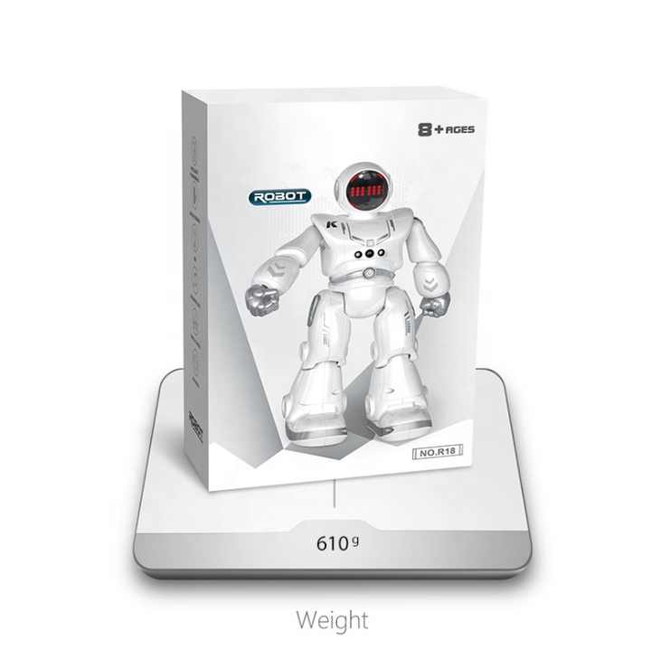 Children's Intelligent Remote Control Robot Toy Touch Sensing Singing Dancing with Sound & Light Smart Robot Toy for Kids