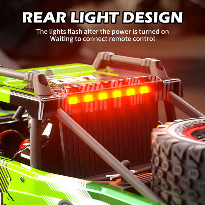 Boys Toys 1/14 48km/h speed car 15-20min Play Time RC Big Wheel Short Pickup Truck Four-wheel Cross-country RC Racing Car