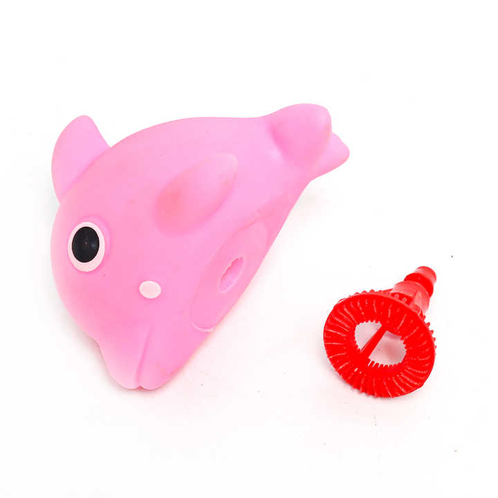 Summer Toy Rubber Animal Purple pink Shark Toys Bubble Maker Baby Toys Plastic Color Design Material