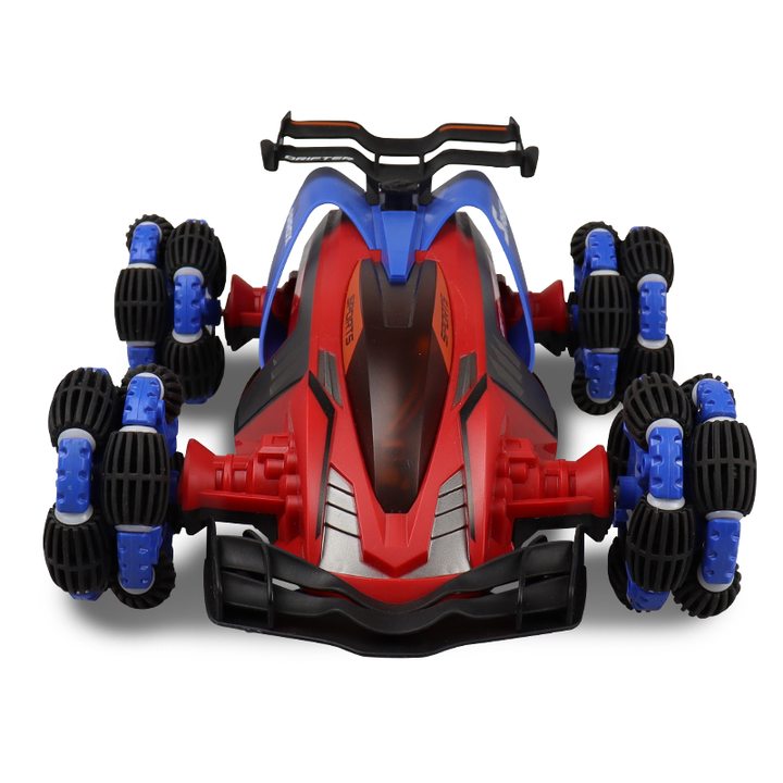 2 4G 360 Degree Rotating Waterproof Stunt Rock Crawler Truck RC Spray Remote Control Car Toy