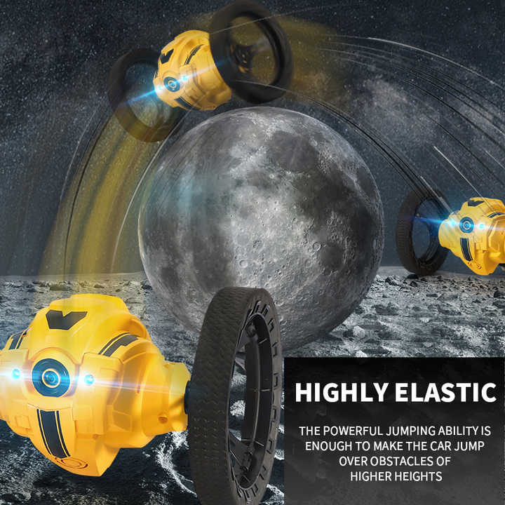 2.4G Electric Wifi FPV Smartphone Bouncing Stunt RC Car Drift Jumping Toy Car With Camera Light and Music RC Robot