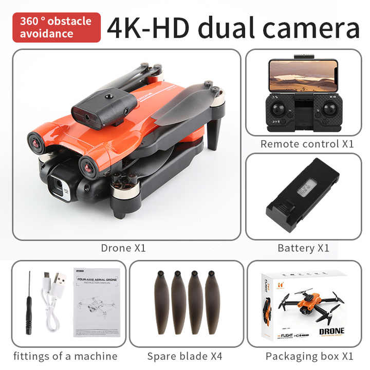 4K Dual Cameras AEE Mini Drone Foldable Altitude Hold Quadcopter Drones Dron Carbon Flip Camera Drone