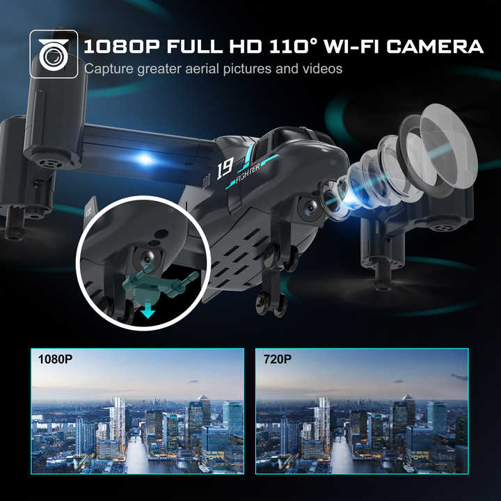 New Drone 8K GPS Professional HD Aerial Photography Obstacle Avoidance UAV Four-Rotor Helicopter RC Distance 80M