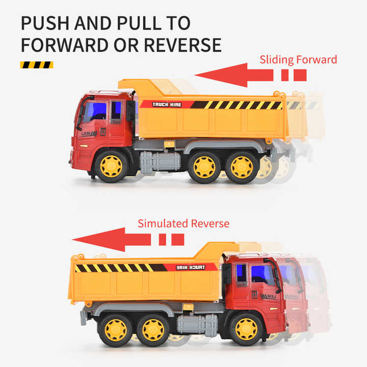 Boy Toys 6pcs/set Inertial Engineering Vehicle Car Pull Back Car