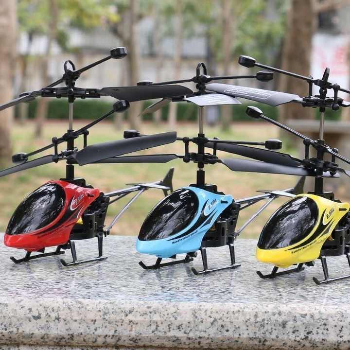 Remote Control Plane Induction Suspension Two-way Helicopter Is Crash Resistant, Play Resistant and Rechargeable with Light
