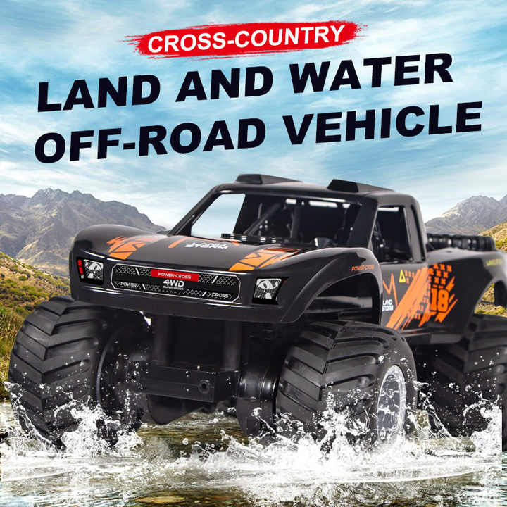 JJRC Q156 2.4 G Four Wheel Drive Amphibious Off-road Vehicle High Speed RC Car Toys