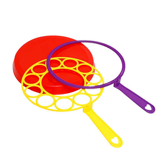 Wholesale Fun Bubble Wand Toy Set Rainbow Soap Bubble Kid Toys Outdoor Beach Toys