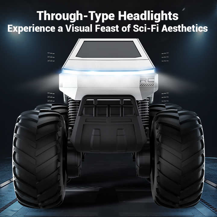 2025 New Product RC 1:14 Amphibious Car Model High-speed Off-road Car T Esla Amphibious Waterproof Vehicle Boy Racing RC Toy