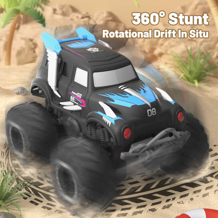 JJRC-Q189 Large Tire Cross-country Monster RC Cars Amphibious 360 Degree Stunt Car