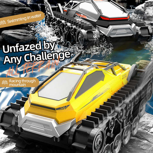 2025 New RC Car Toy Crawler Terrain Armoured RC Vehicle Cool Amphibious Toy Vehicle Rc Race Car Child Gifts