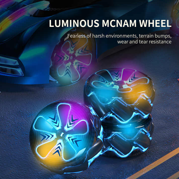 New Intelligent Light Spray Remote Control Car New Energy Concept Technology Sports Drift RC Car with Cool Lights Dynamic Music