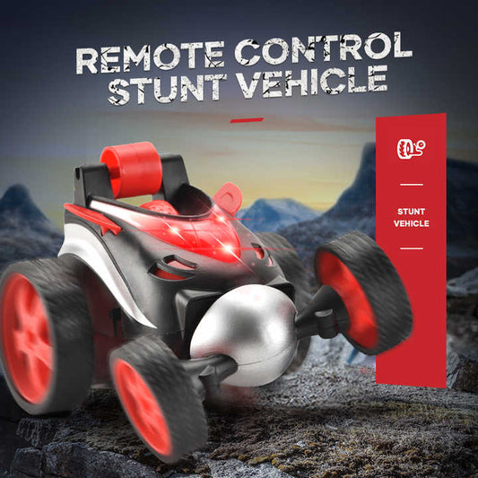 4WD Drift Stunt Car Double-sided Roll Electric 306 Rolling RC Car with LED Light