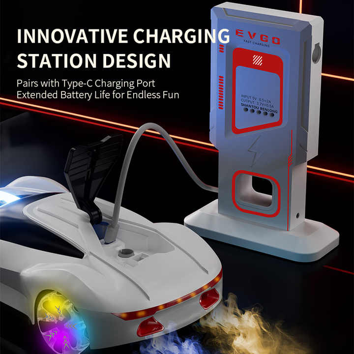 New Intelligent Light Spray Remote Control Car New Energy Concept Technology Sports Drift RC Car with Cool Lights Dynamic Music