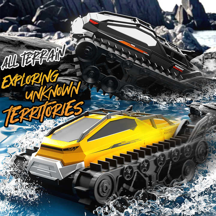 2025 New RC Car Toy Crawler Terrain Armoured RC Vehicle Cool Amphibious Toy Vehicle Rc Race Car Child Gifts