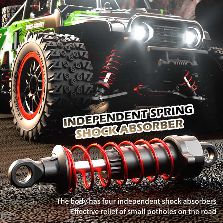 Boys Toys 1/14 48km/h speed car 15-20min Play Time RC Big Wheel Short Pickup Truck Four-wheel Cross-country RC Racing Car