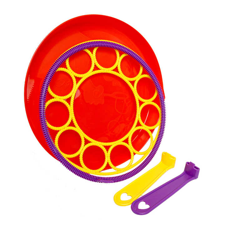 Wholesale Fun Bubble Wand Toy Set Rainbow Soap Bubble Kid Toys Outdoor Beach Toys