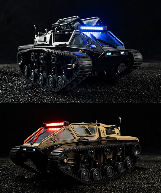 High Speed Tracked RC Car Ripsaw EV3 F4 RC Off Road Vehicle Tank Drift Car 360 Drifting 2.4G Proportional Dual Motor Tracked
